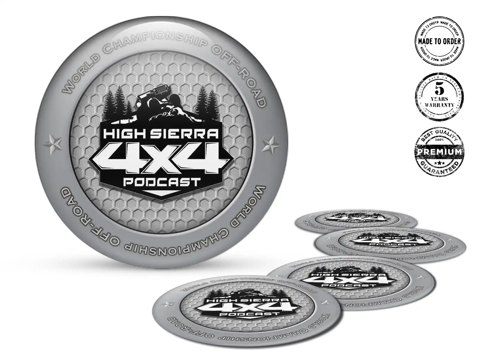 Sticker silicone Premium Edition Luxury Racing Stickers